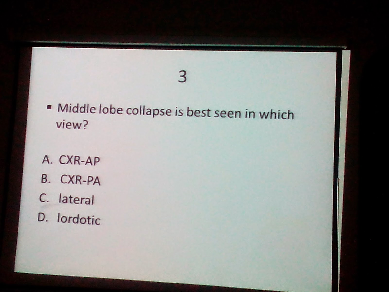 Lecture Slides; Radiology; Midterm test