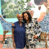 Michelle Obama pays a visit to Late Dora Akunyili Daughter's studio, Njideka Akunyili Crosby