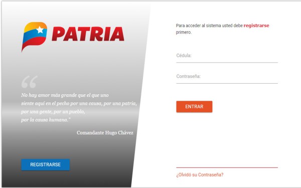 Durante el proceso de reconversión serán inhabilitadas opciones del Carnet de la Patria Durante el proceso de reconversión serán inhabilitadas opciones del Carnet de la Patria
