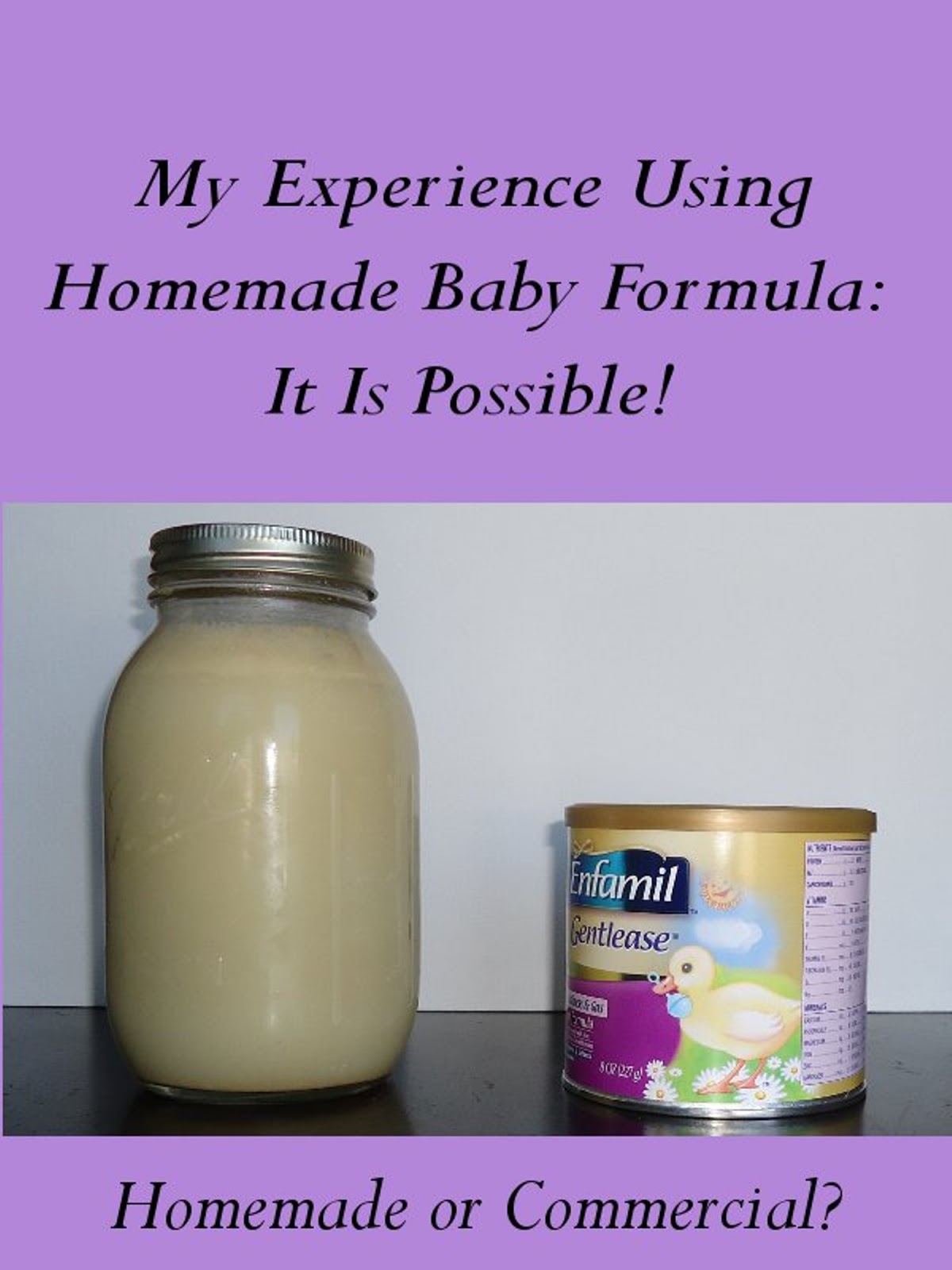 My Experience Using Homemade Baby Formula: It Is Possible!
