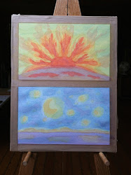 waldorf painting watercolor paintings switzerite creation fishes birds five