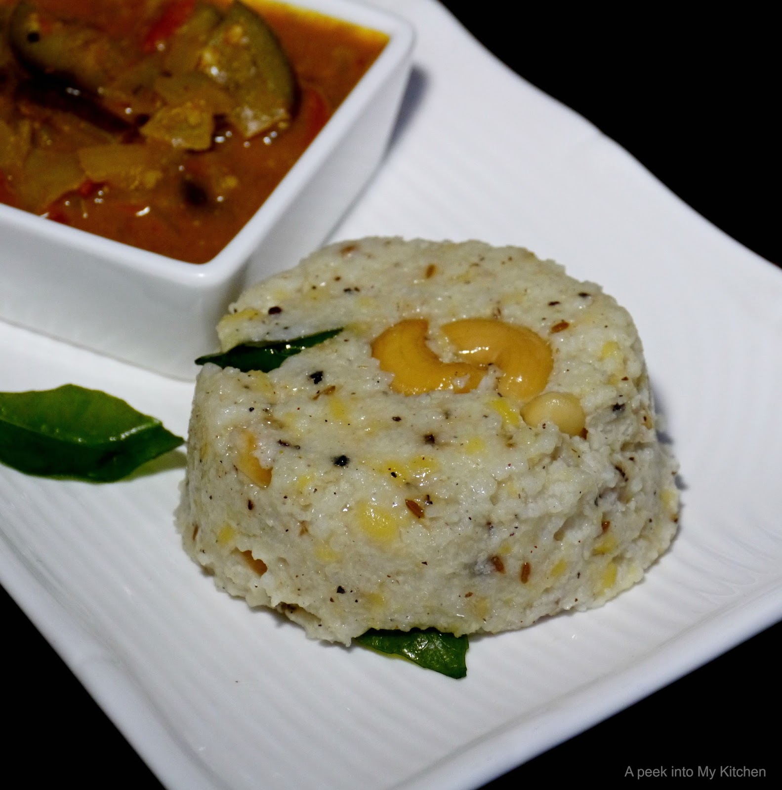 A Peek into My Kitchen Saamai Pongal / Little Millet Porridge Day 63
