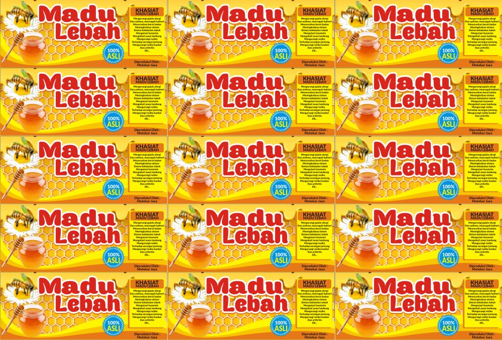 Download Desain Stiker Label Makanan.cdr KARYAKU