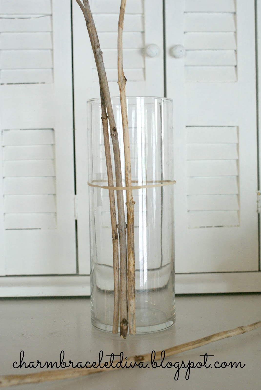 Our Hopeful Home DIY Rustic Twig Vase