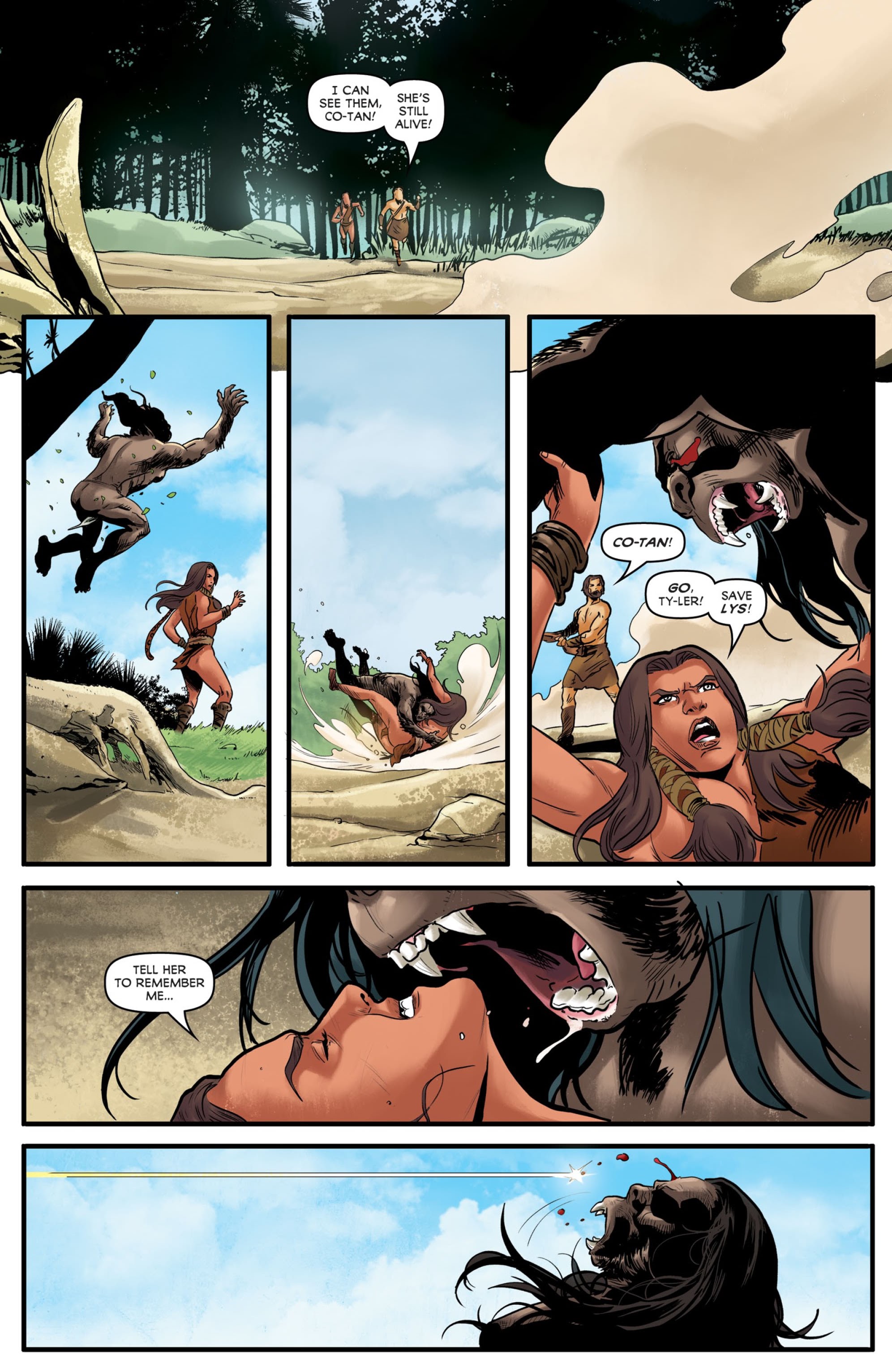 Read online The Land That Time Forgot: Fearless comic -  Issue #3 - 16