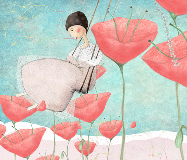 gif sallanan kiz gif