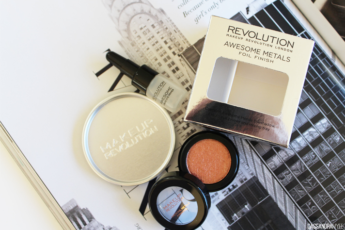 MAKEUP REVOLUTION // Awesome Metals Foil Finish Eye Shadow in Magnificent Copper - CassandraMyee
