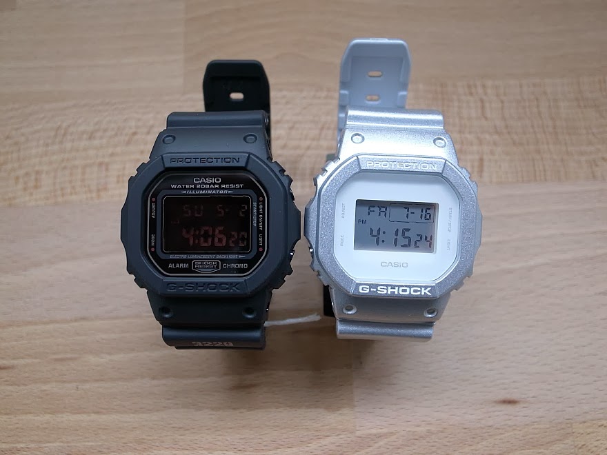 G-SHOCK DW5600MS-1, DW5600SG-7 - Hullabaloo Blog