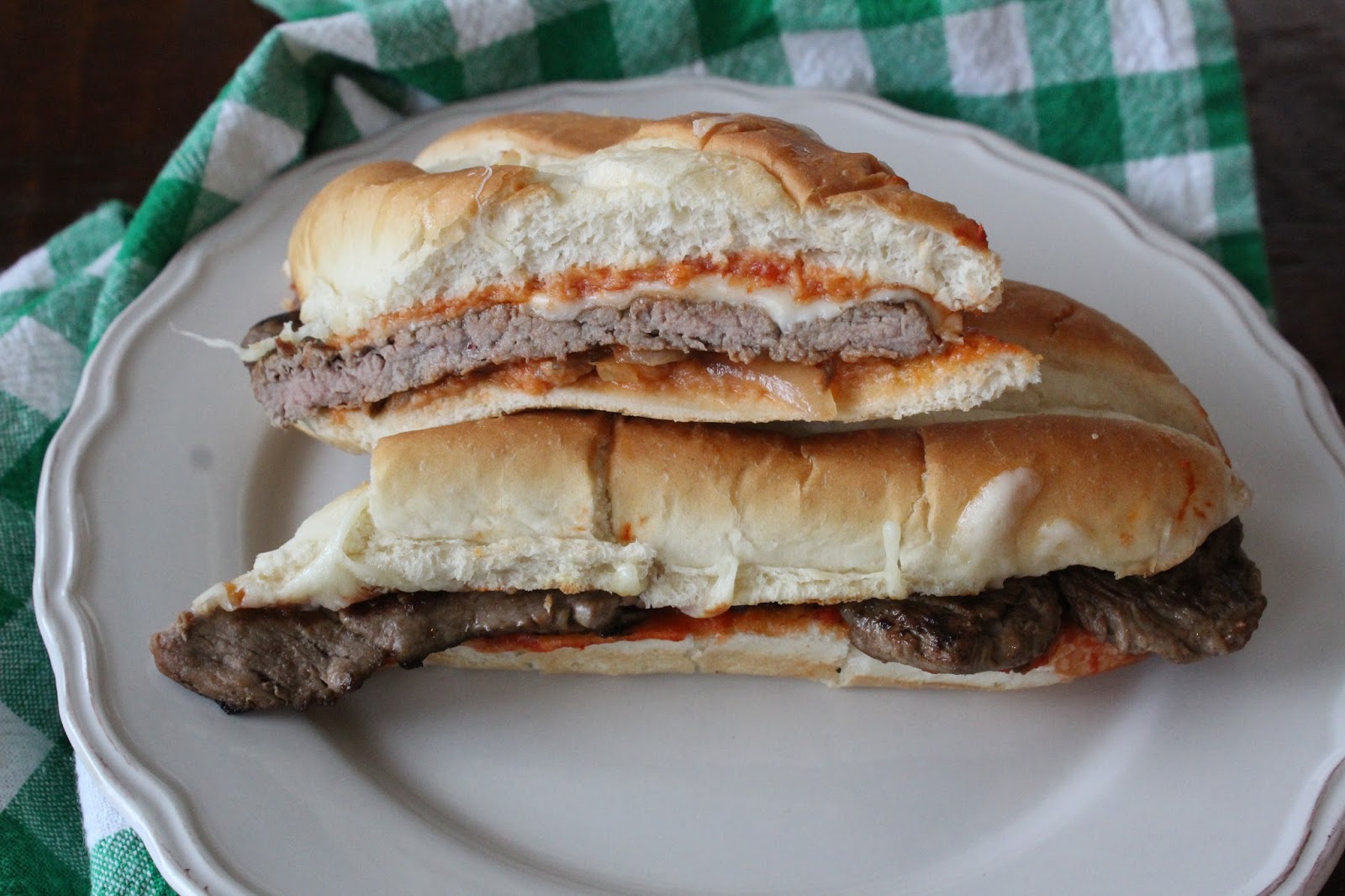 The Freshman Cook Pizza Steak Hoagie / SundaySupper