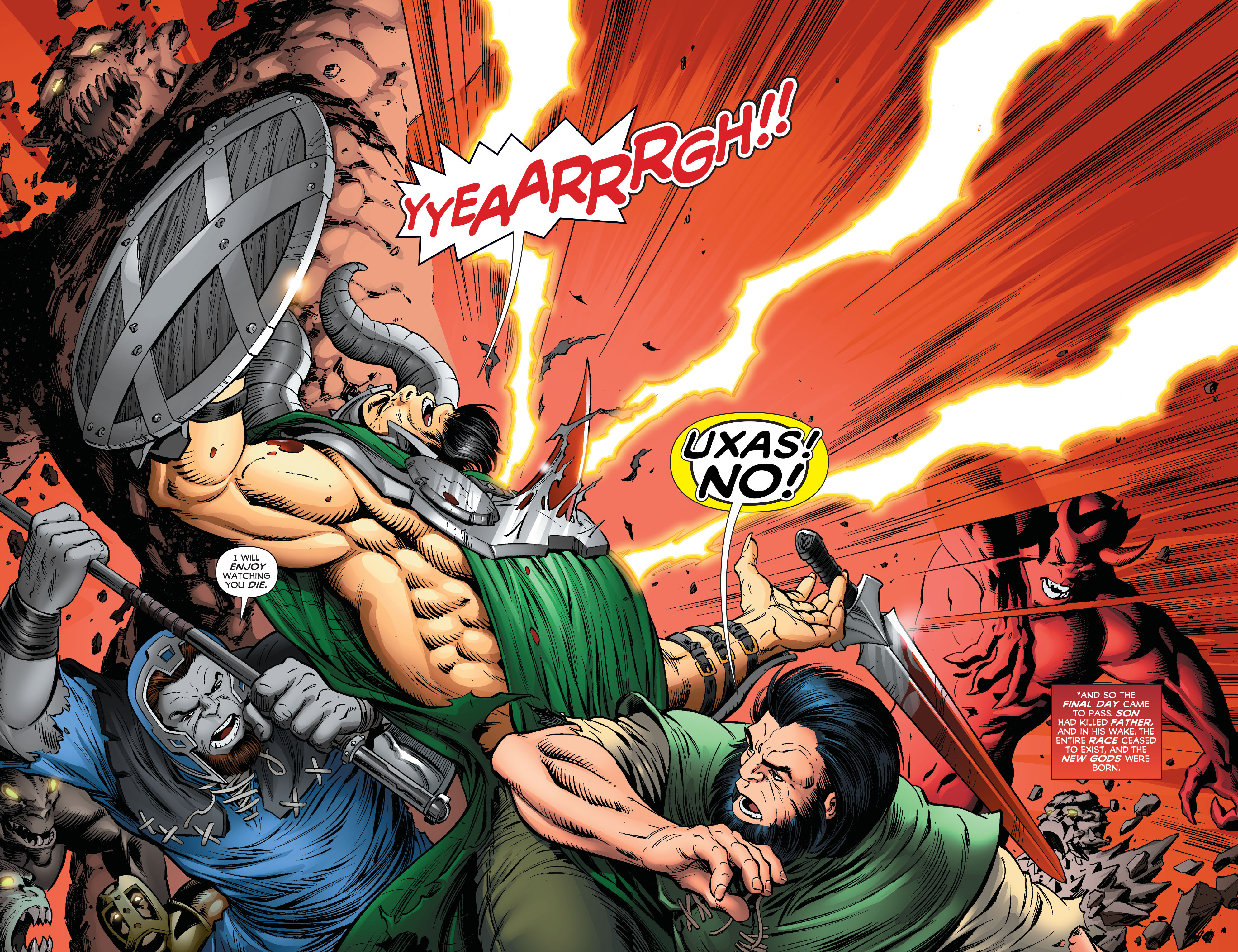 Read online Infinity Man and the Forever People comic -  Issue #5 - 5