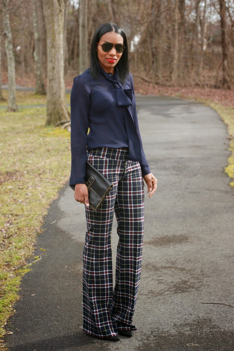 Wide leg pants and bow top - Mood Sewciety