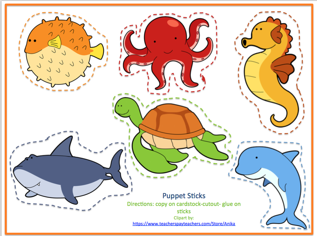 Ocean Printable No Prep Preschool Printables Ocean Printable No Prep Preschool Printables