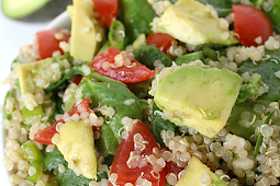 Quinoa Avocado Spinach Power Salad