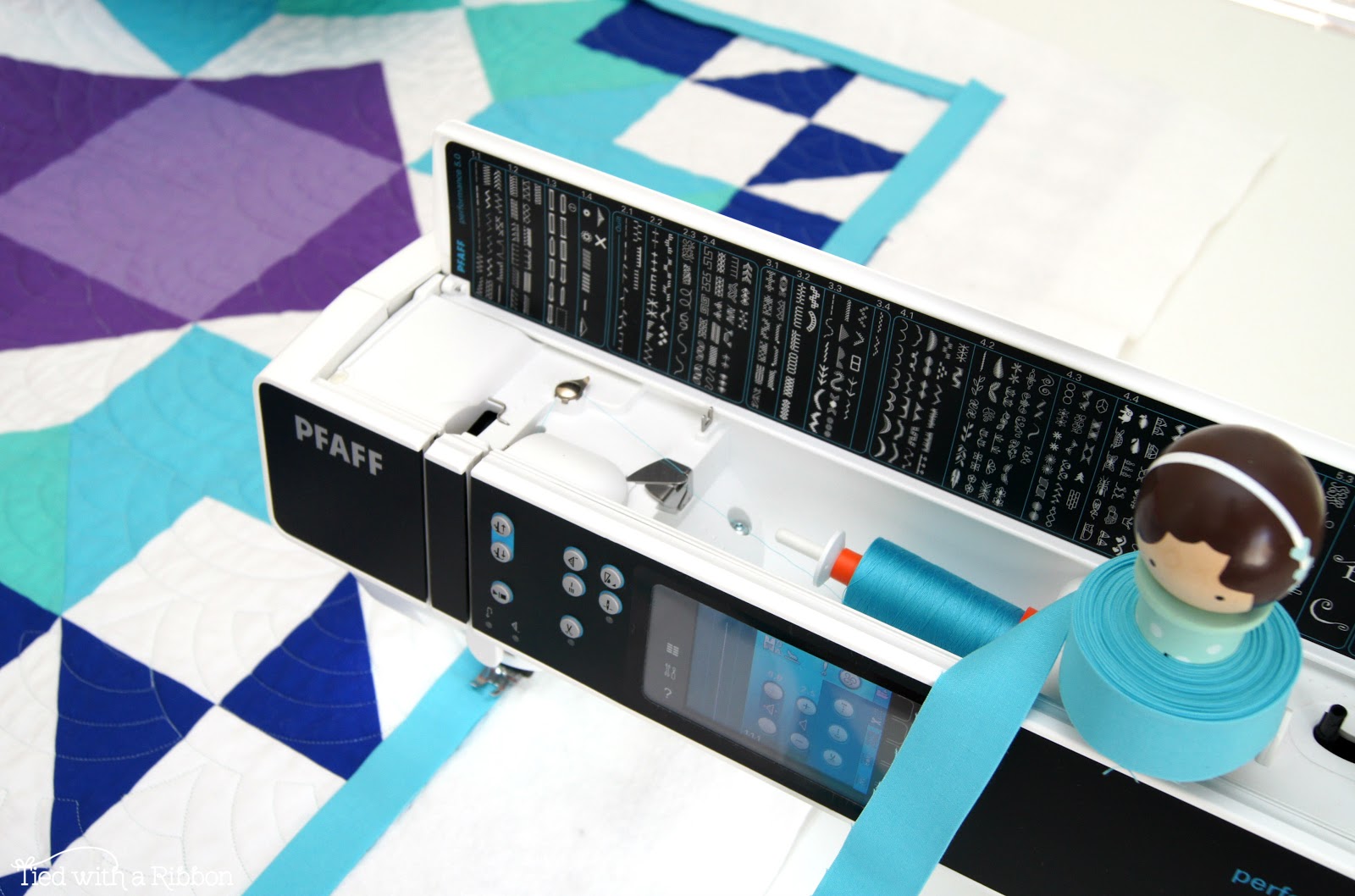 Tied with a Ribbon How to sew your Quilt Binding continuously around