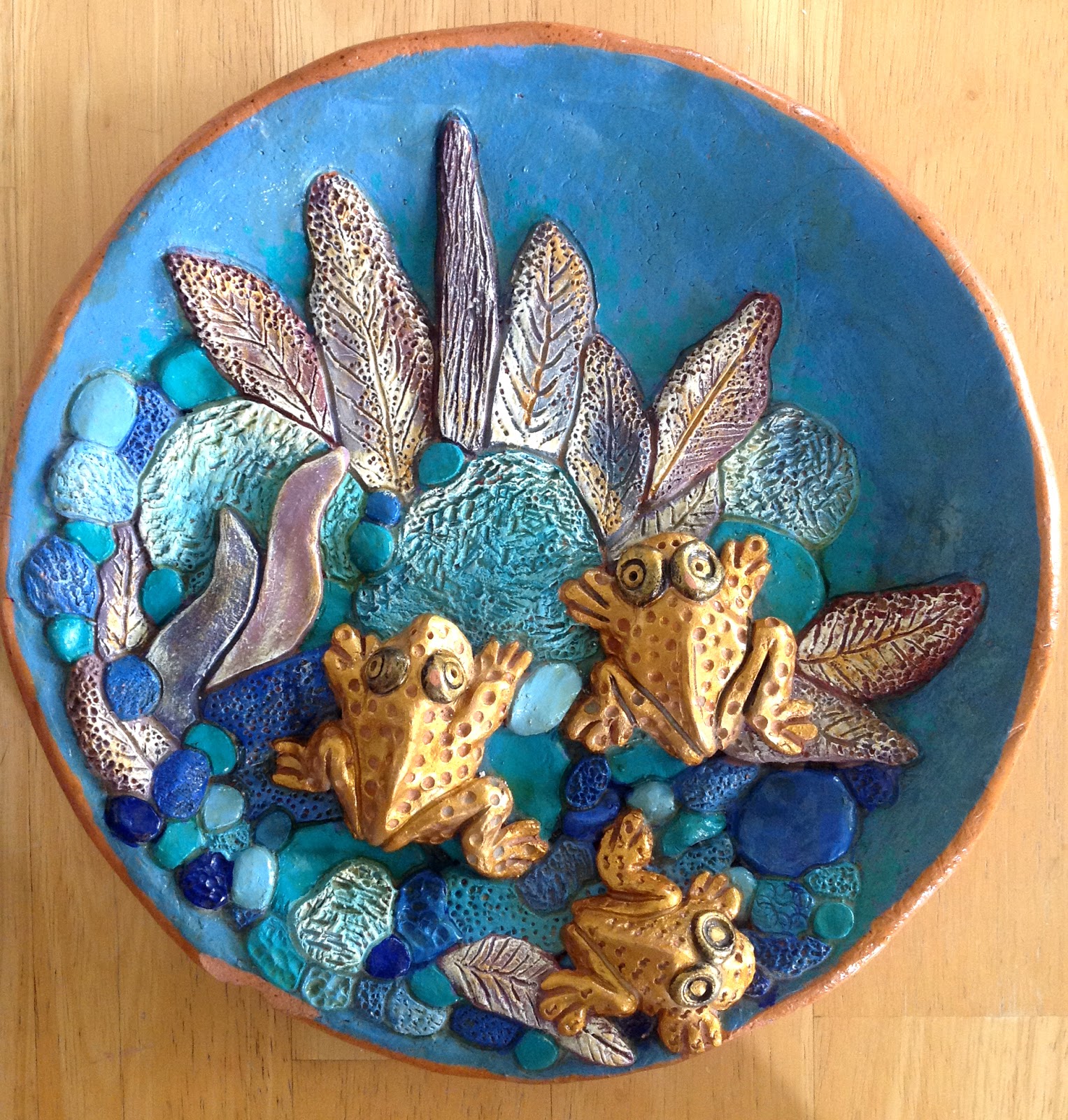 CLAY WORK INSTRUCTIONS - How to Make a Relief Sculpture Plate in Air Dry  Clay