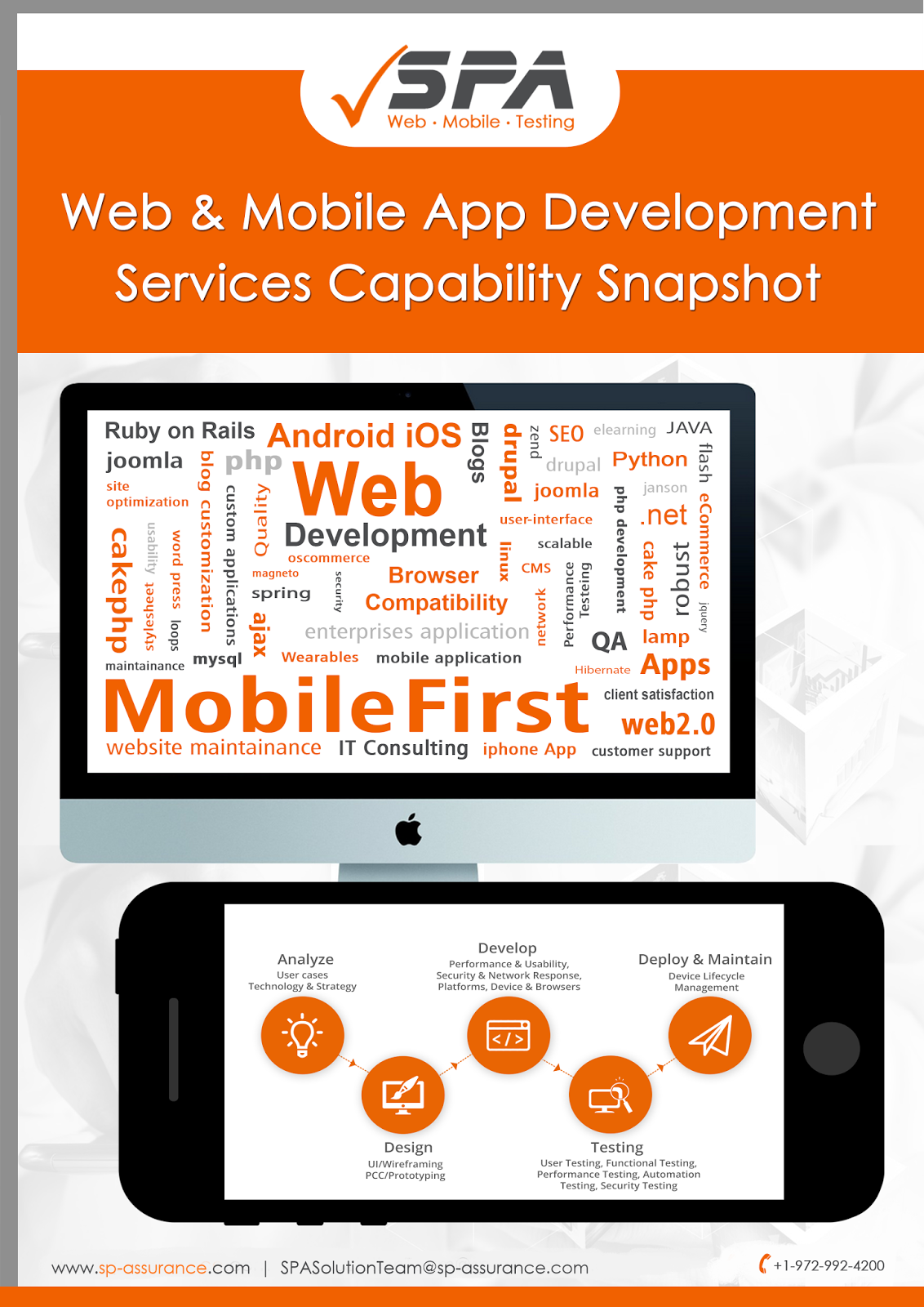 Web & Mobile App Development Services Capability Snapshot