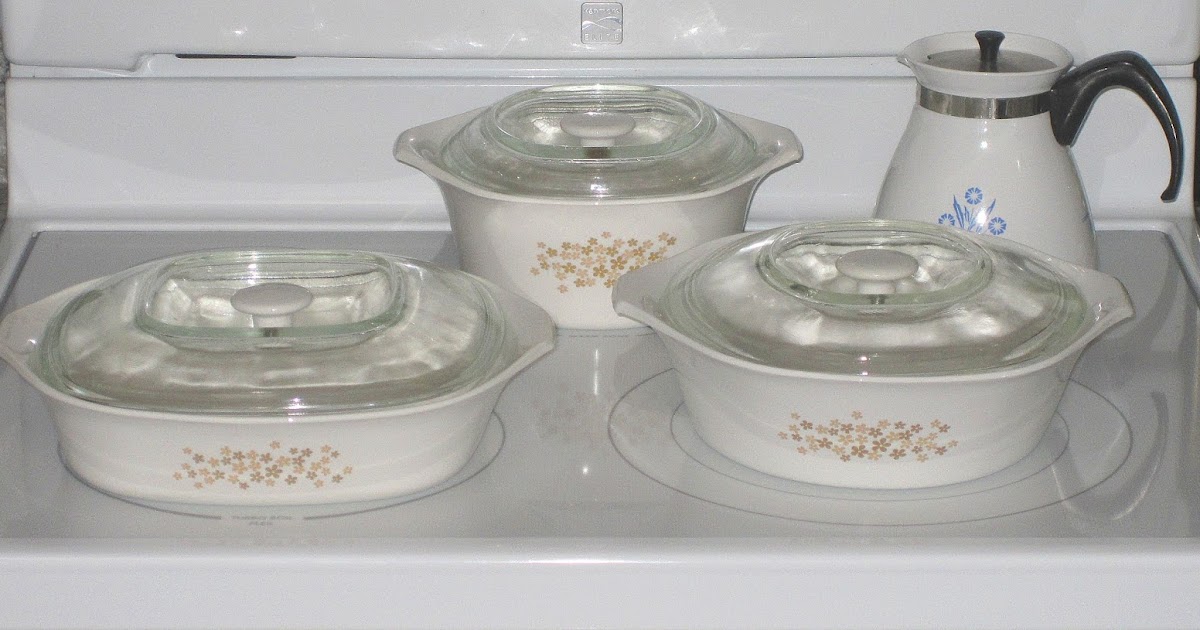 CorningWare 411 Following the Leader Libbey Ware Glass Ceramic Cookware