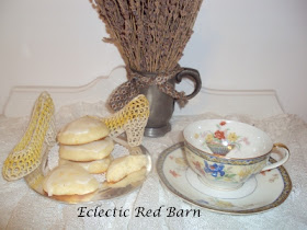 Eclectic Red Barn: Orange Ricotta Cookies with Thedore Haviland Tea Cup