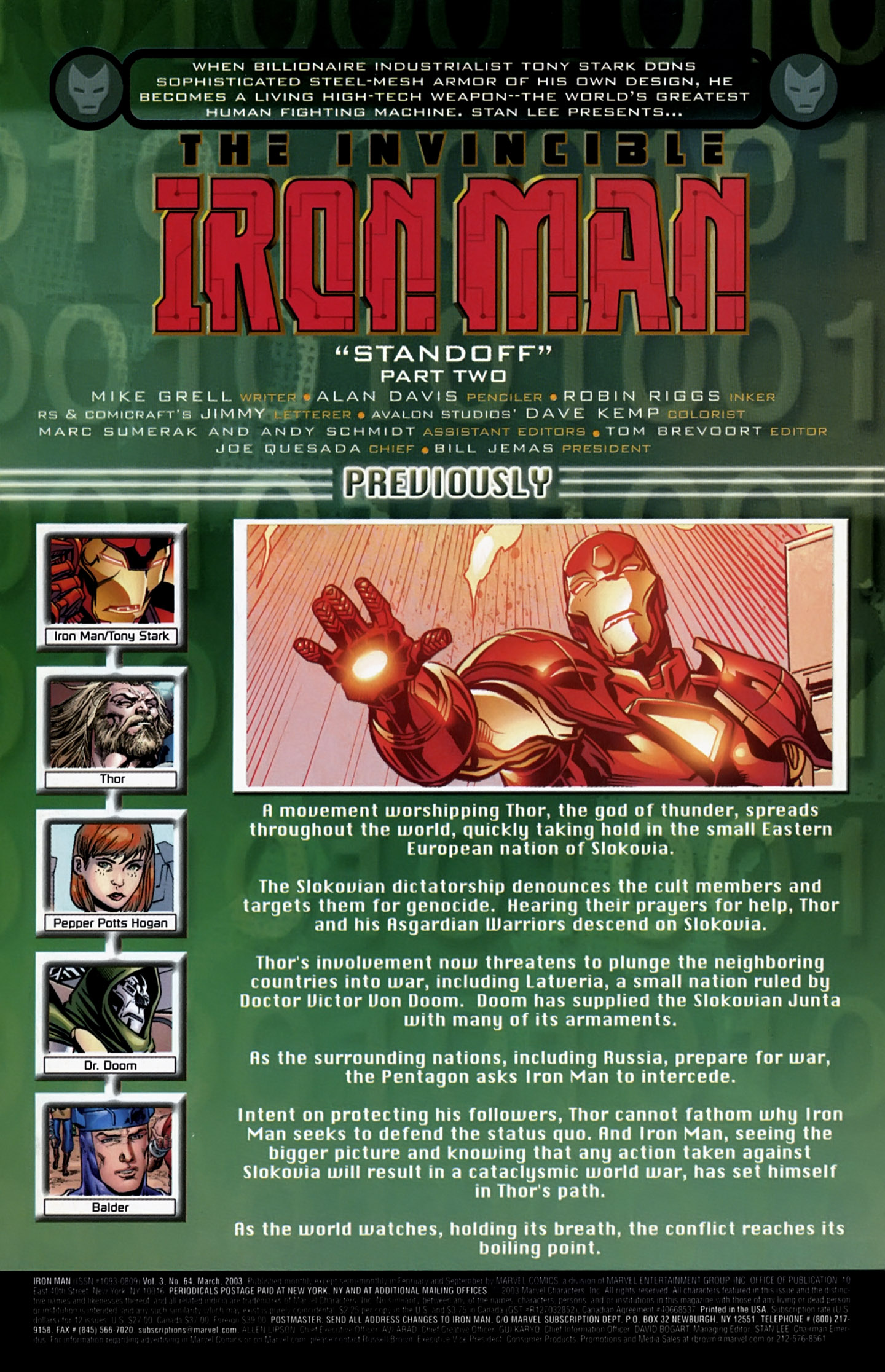 Iron Man (1998) issue 64 - Page 2