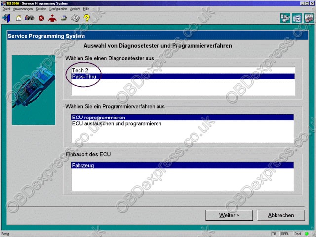 gm Tech2 scanner go-between