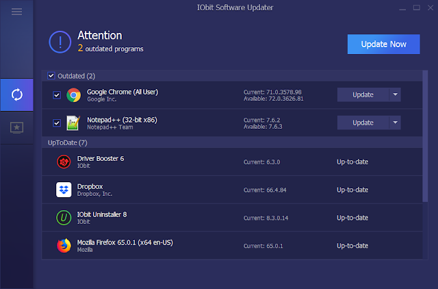 IObit Software Updater For PC Windows 10, 8, 7 Laptop Free Download 