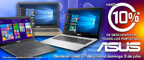 Tres portátiles Asus muy interesantes en promoción de Electrocosto