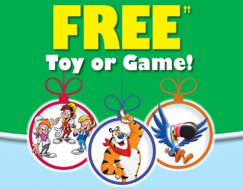 Kellogg’s Free Toy & Game Offer Kellogg’s Free Toy & Game Offer