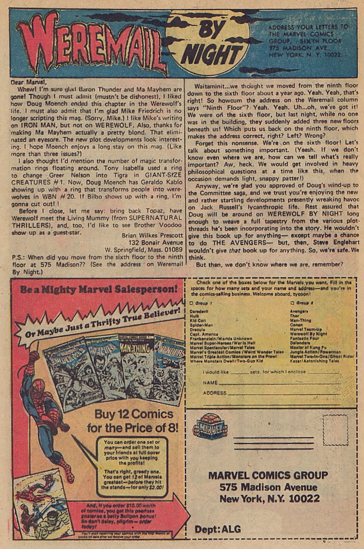 Read online Werewolf by Night (1972) comic -  Issue #23 - 13