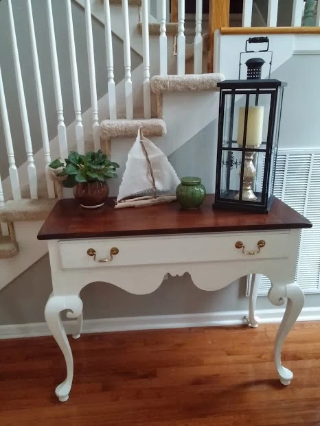 painted entry table