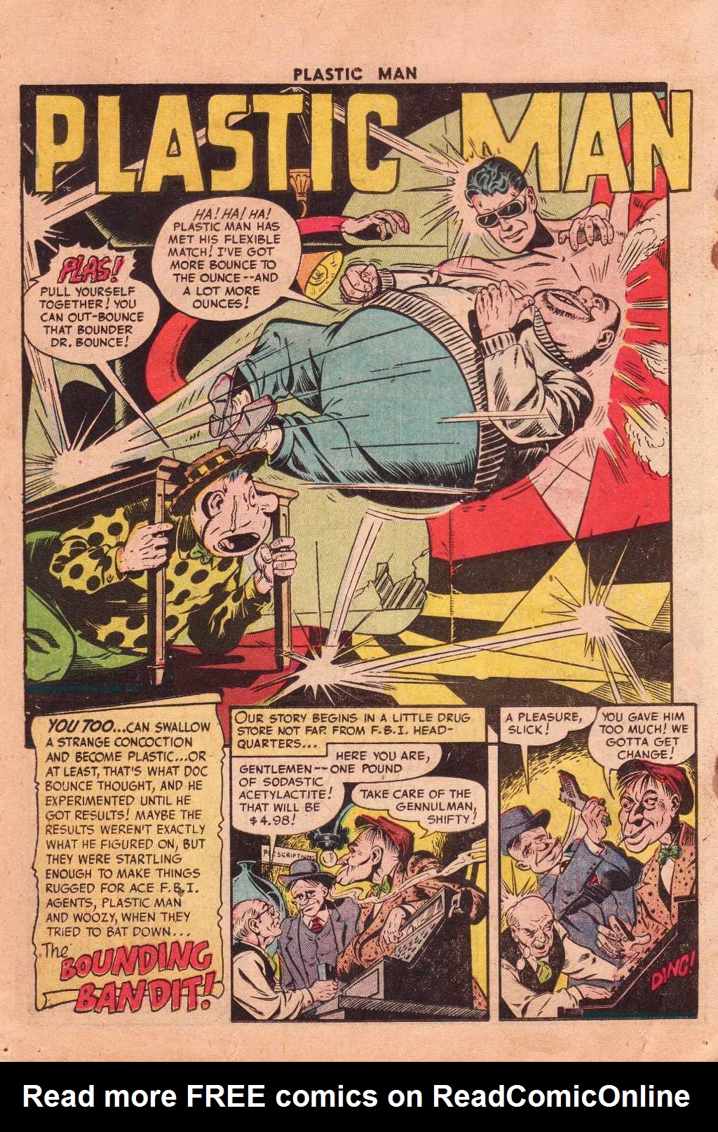 Read online Plastic Man (1943) comic -  Issue #41 - 19