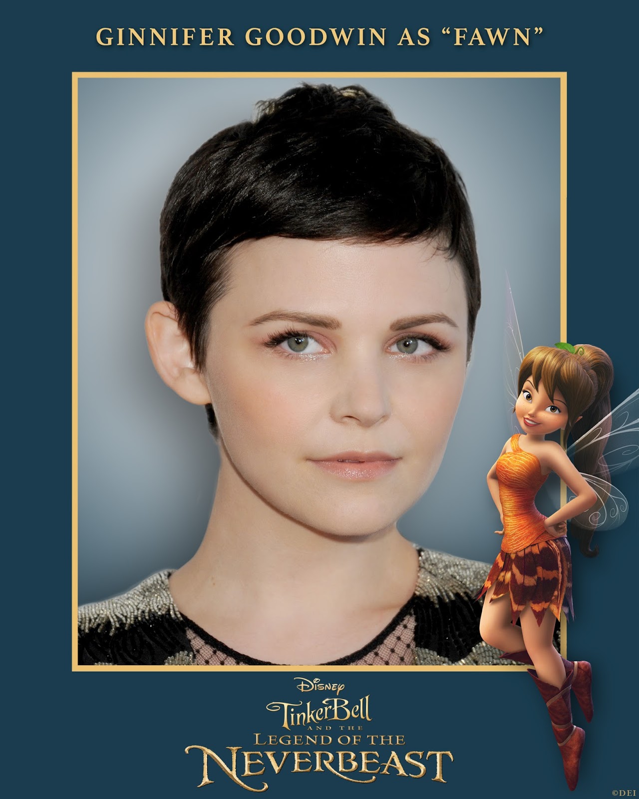 Ginnifer Goodwin To Voice Fairy ‘Fawn’ In New “TINKER BELL AND THE LEGEND OF THE NEVERBEAST” Adventure +Clip