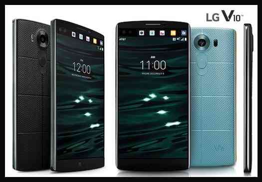 LG V10 Stainless Steel With Dual Display And Dual Cameras