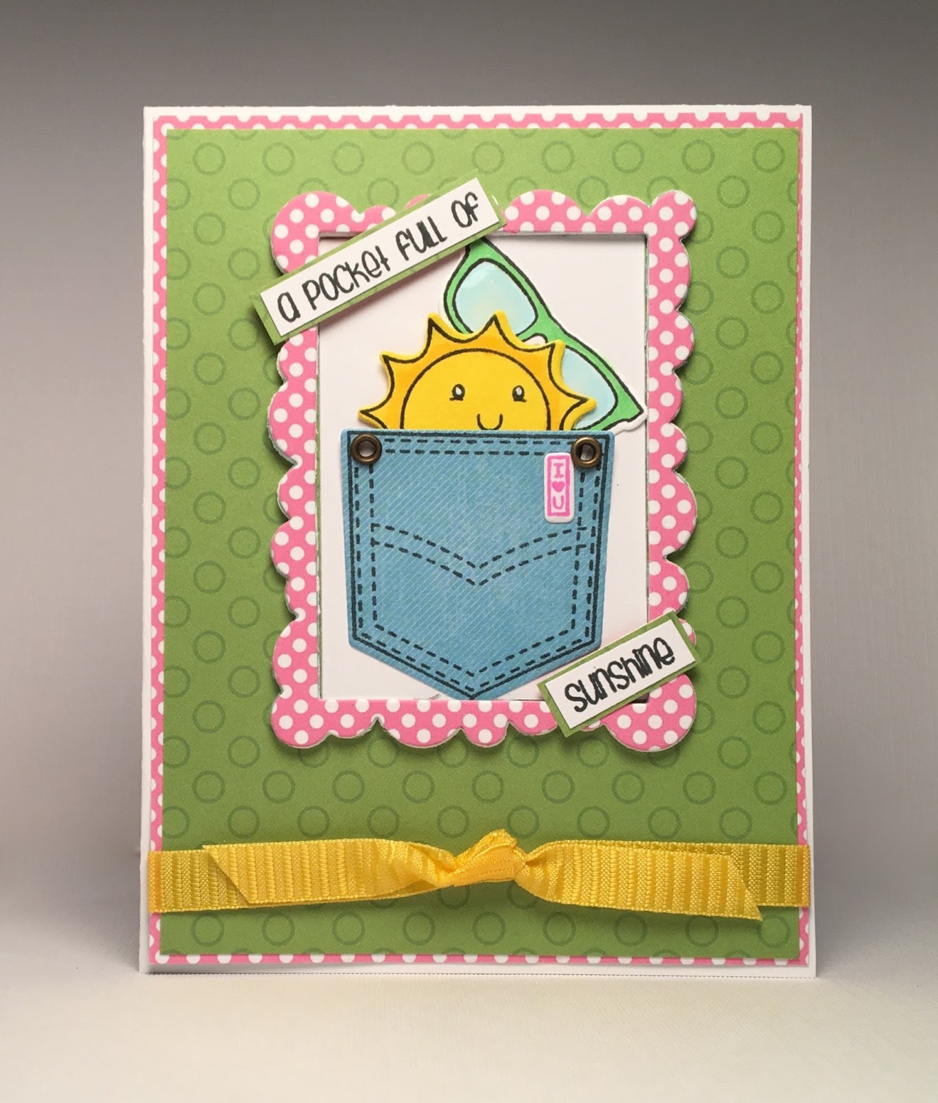 Stamper at Heart Pocket of Sunshine Pink and Main