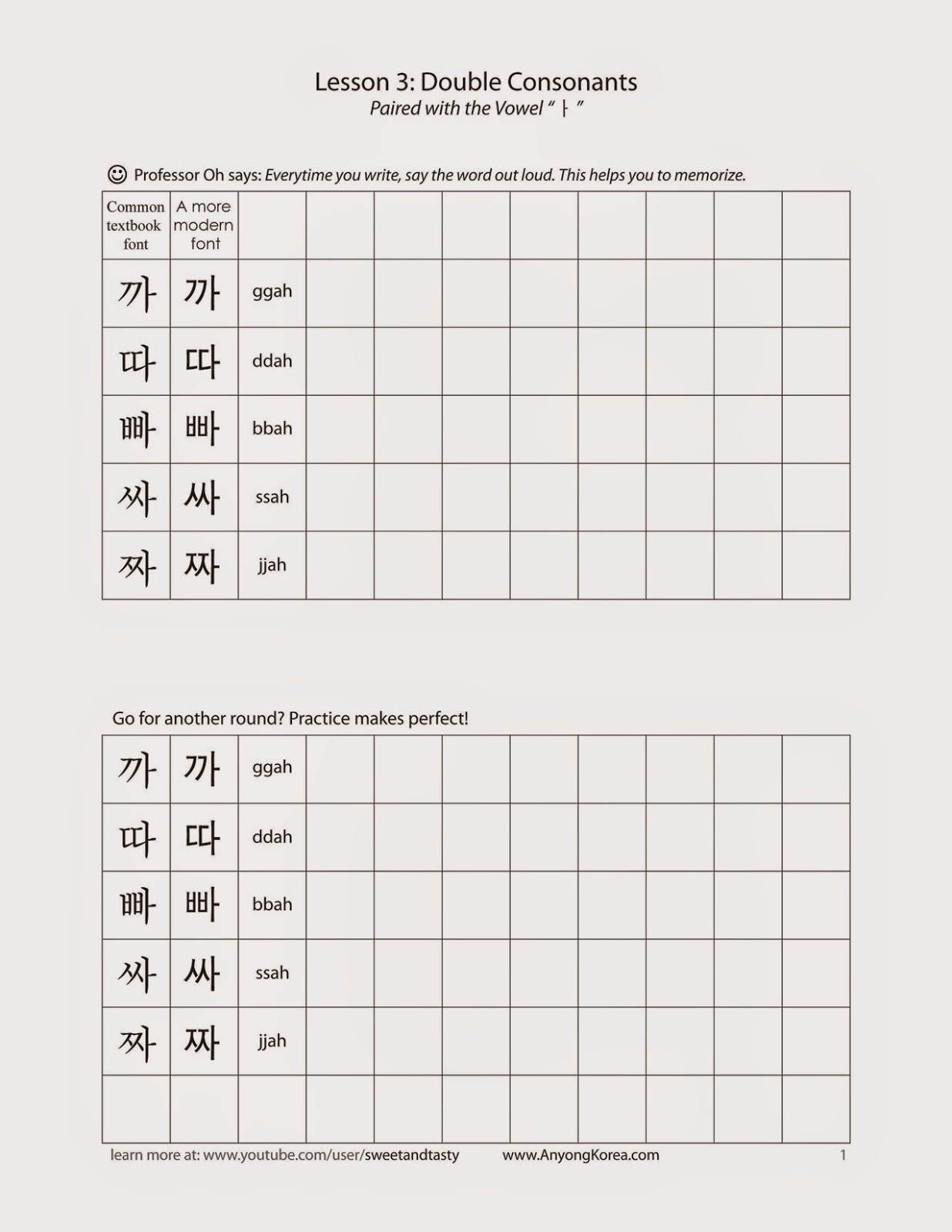 Korean Alphabet: How to Read, Write, and Pronounce - Korean TOPIK ...