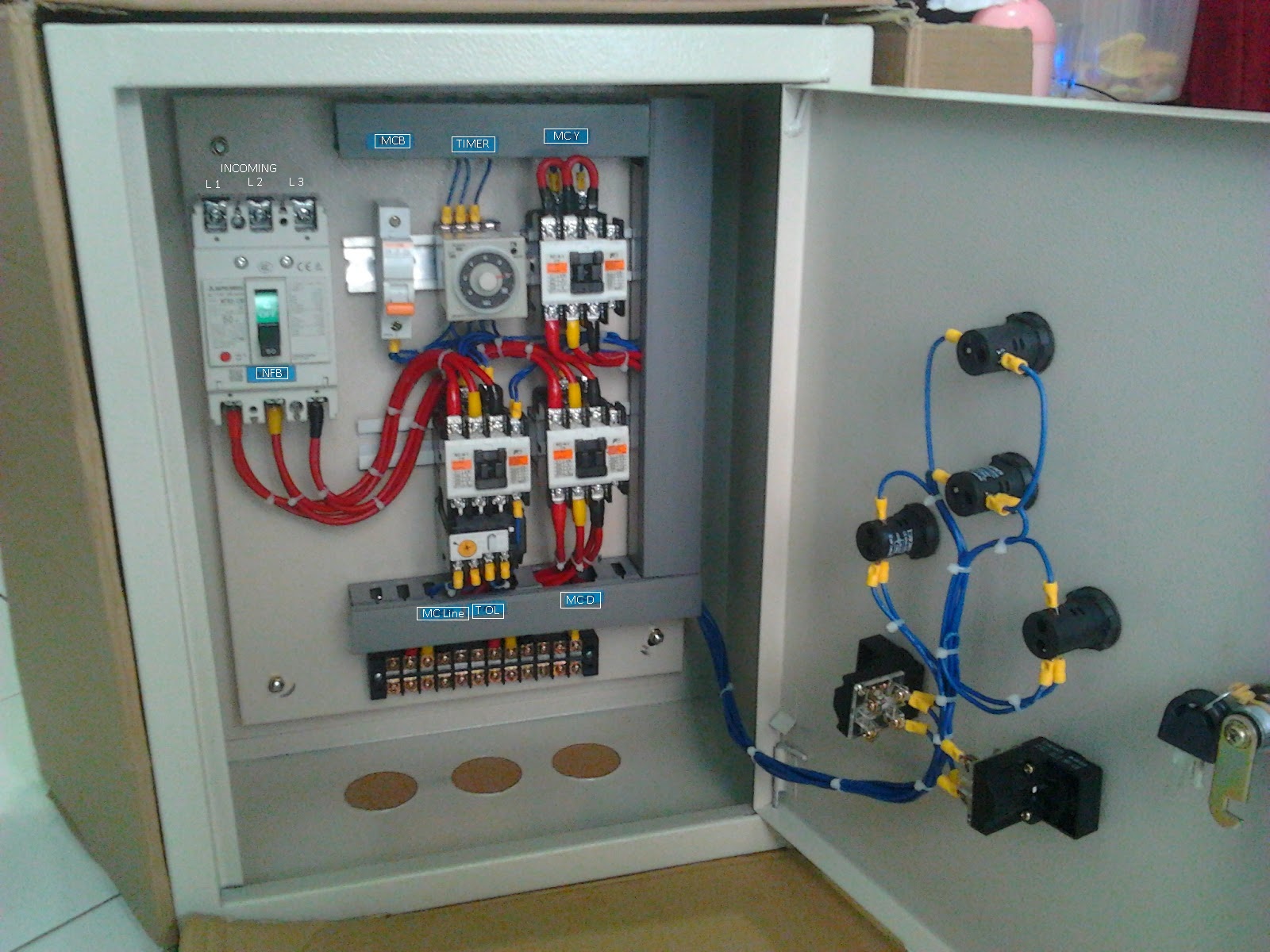 MARI BELAJAR LISTRIK: RANGKAIAN STAR DELTA omron relay wiring diagram 