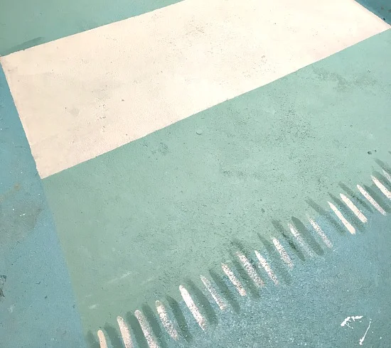 How to paint a rug on the floor