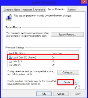 Cara Termudah Membuat Restore Point Pada Windows 8