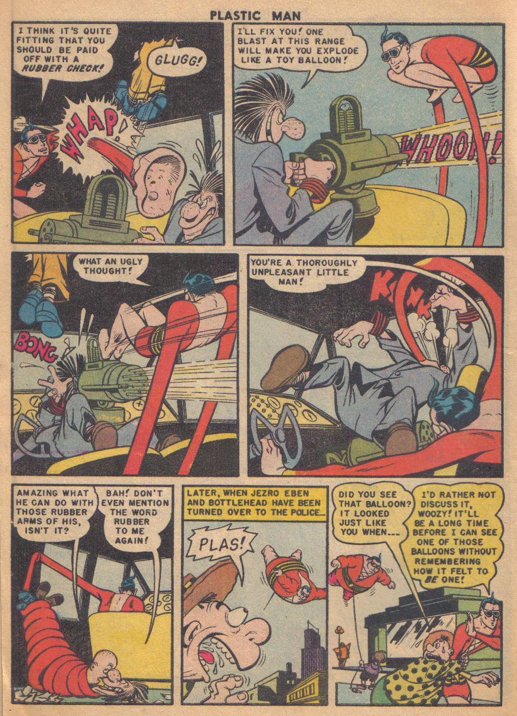 Read online Plastic Man (1943) comic -  Issue #64 - 10