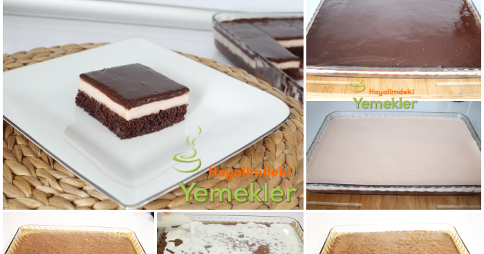 MAKECAKE ÇİKOLATA SOSLU ÇİLEK PUDİNGLİ KEK
