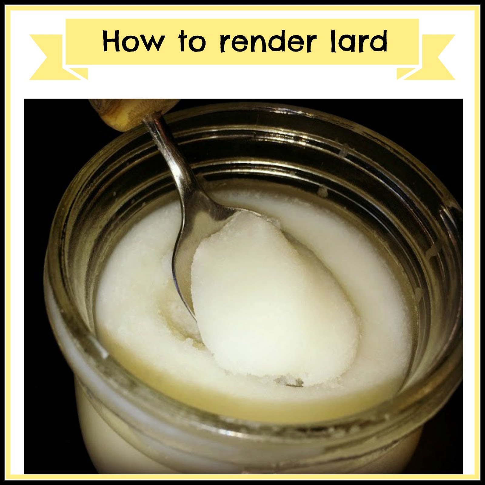 How to render lard