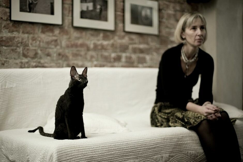 Она всегда была кошкой. Харизматичные коты фото. Девушка сидит с кошкой. Хозяин. Хозяйка похожа на питомца.