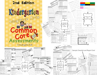Kindergarten Kiosk: Kindergarten Common Core Language Arts Assessments