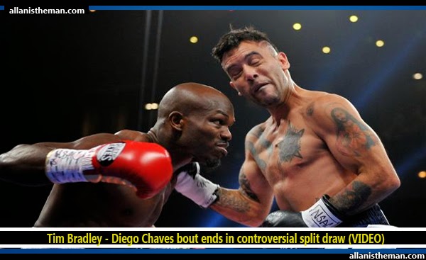Tim Bradley - Diego Chaves bout ends in controversial split draw (VIDEO)