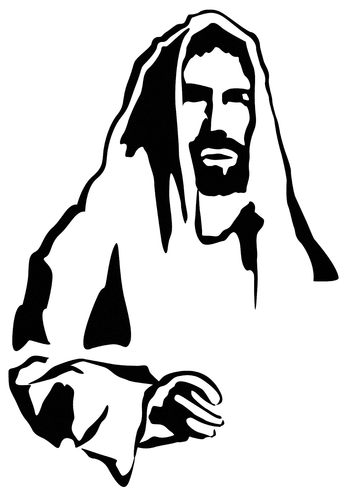 clipart of jesus face - photo #31