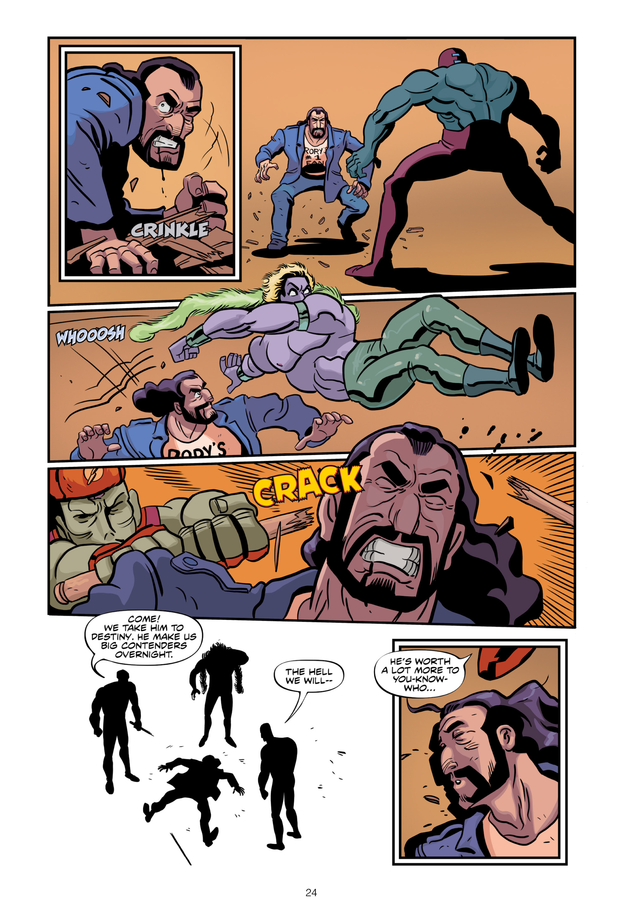 Read online Invasion from Planet Wrestletopia comic -  Issue #2 - 24