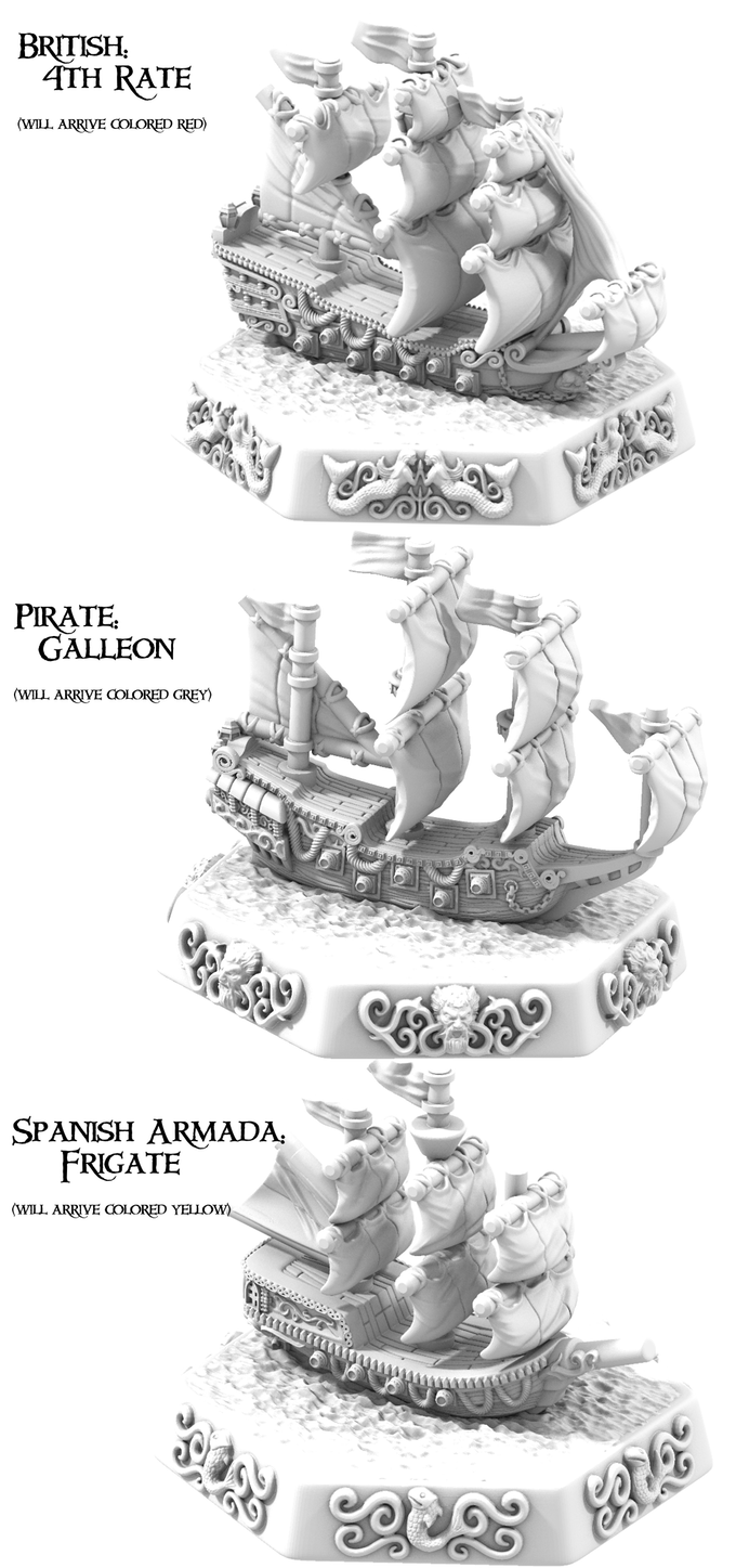 Tabletop Fix Exocrate Games British vs Pirates Kickstarter