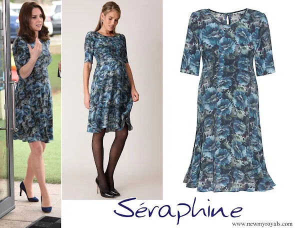 Kate Middleton wore Seraphine Florrie Floral Print Maternity Dress