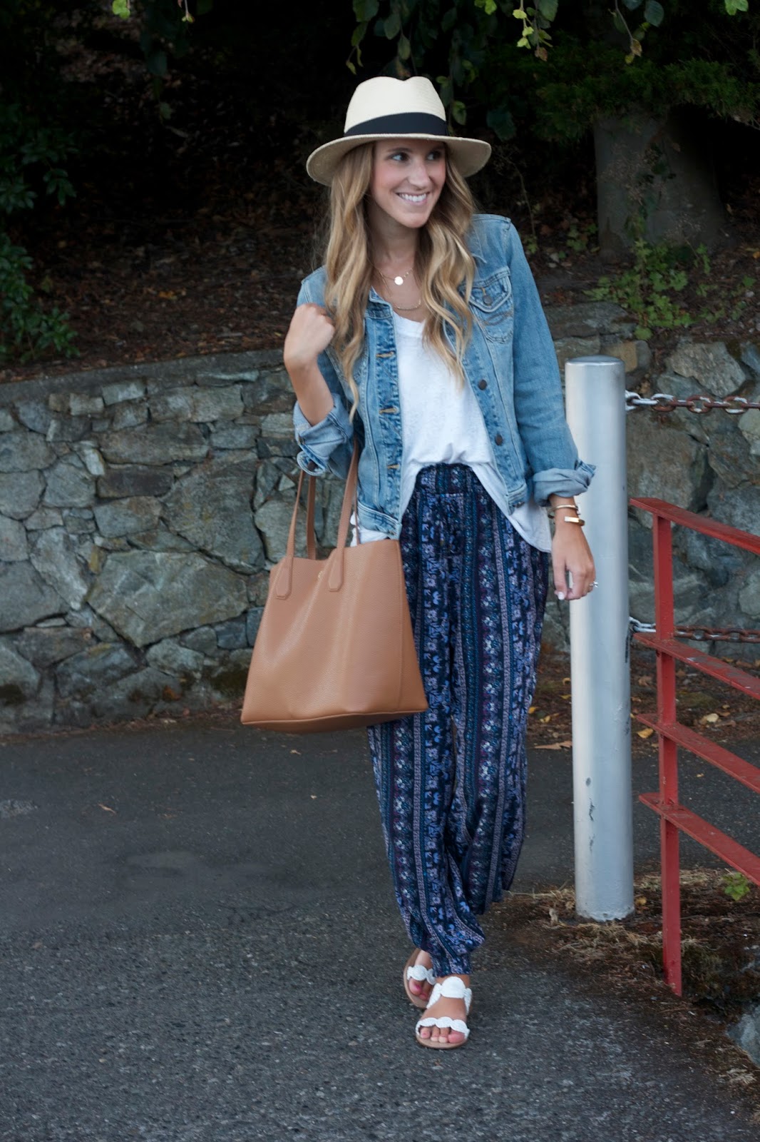 Patterned Joggers - Twenties Girl Style