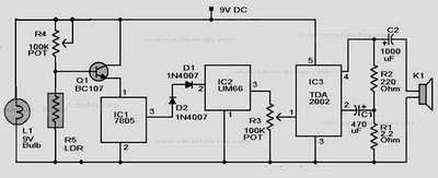 Circuit Diagram For Smoke Detector