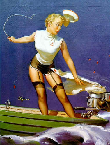 Beautiful Pin-up Paintings by Gil-Elvgren